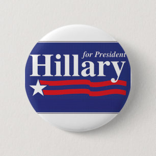 Hillary Clinton For President 2016 Button Pin