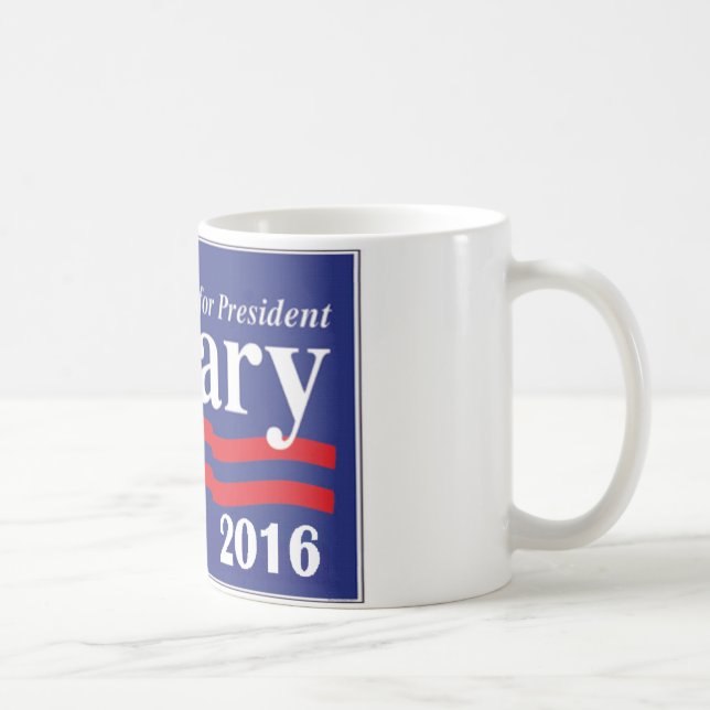 Hillary Clinton For President 2016 Coffee Mug (Right)