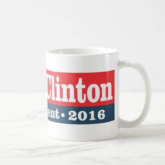 Hillary Clinton for President 2016 Coffee Mug (Right)