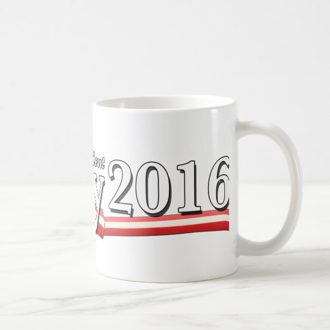 Hillary Clinton for President 2016 Coffee Mug (Right)