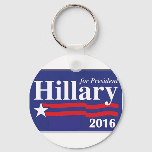 Hillary Clinton for President 2016 Key Ring (Front)