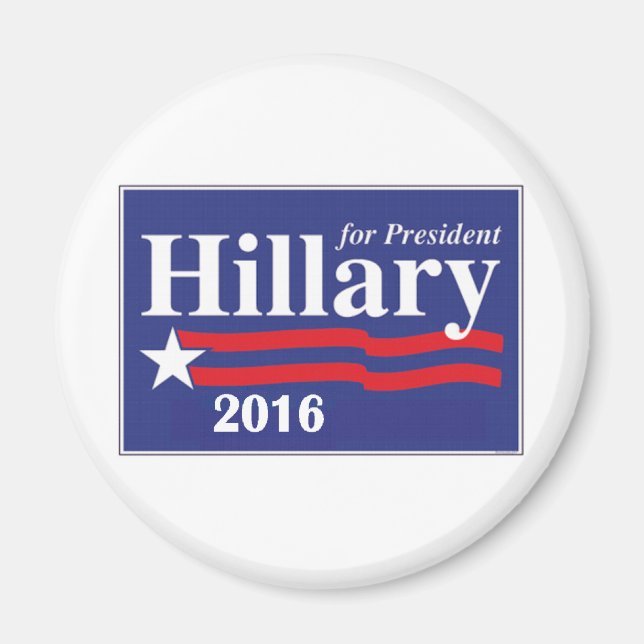 Hillary Clinton for President 2016 Magnet (Front)