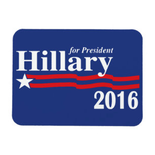 Hillary Clinton For President 2016 Premium Magnet