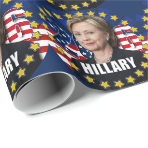Hillary Clinton for president 2016 Wrapping Paper