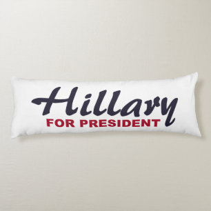 Hillary Clinton For President Body Cushion