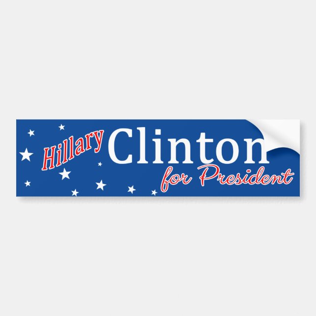 Hillary Clinton for President Bumper Sticker (Front)