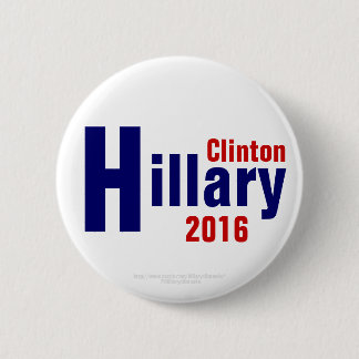 Hillary Clinton for U.S.A. President 2016 6 Cm Round Badge