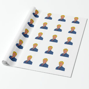 Hillary Clinton Gift Wrapping Paper