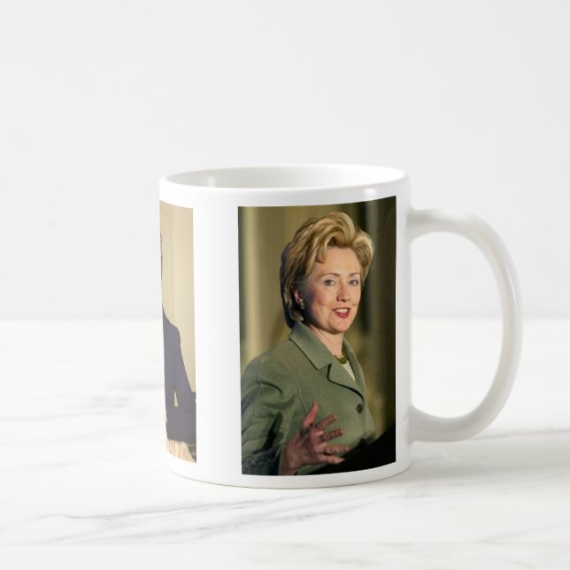Hillary Clinton, Hillary Clinton, Hillary Clinton Coffee Mug (Right)