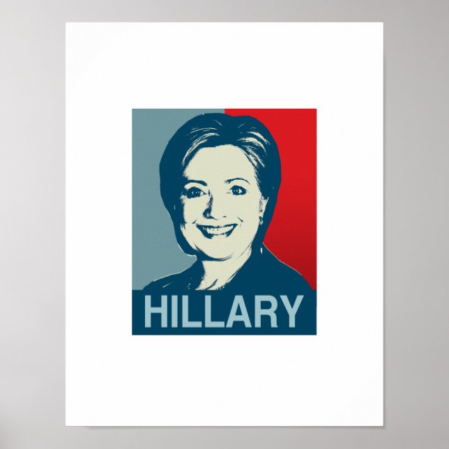 HILLARY CLINTON HOPE -.png Poster (Front)