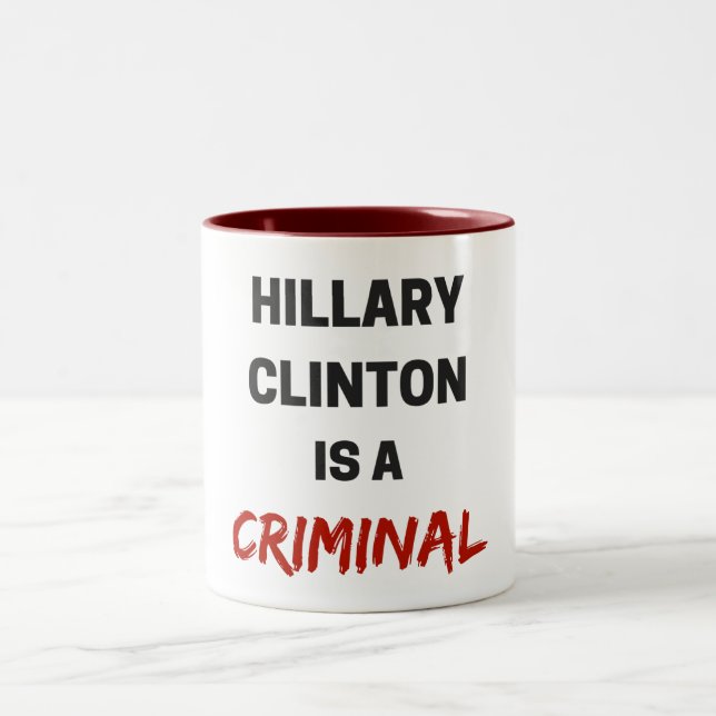hillary clinton is a criminal mug (Center)