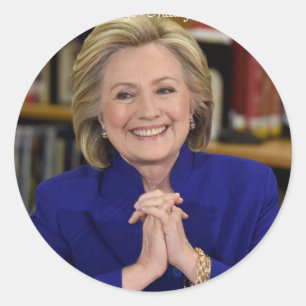 Hillary Clinton It Takes A Village Gift Classic Round Sticker