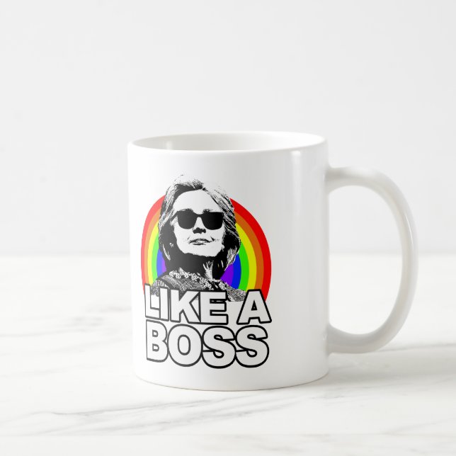 Hillary Clinton "Like A Boss" Mug (Right)
