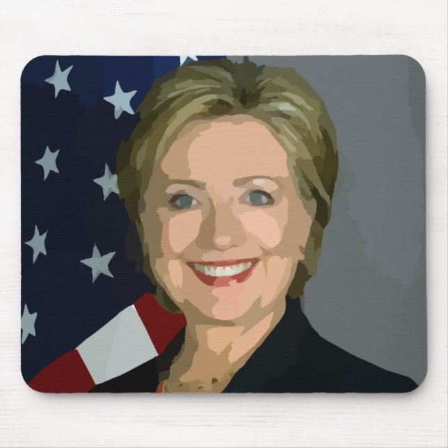 hillary clinton mouse pad (Front)
