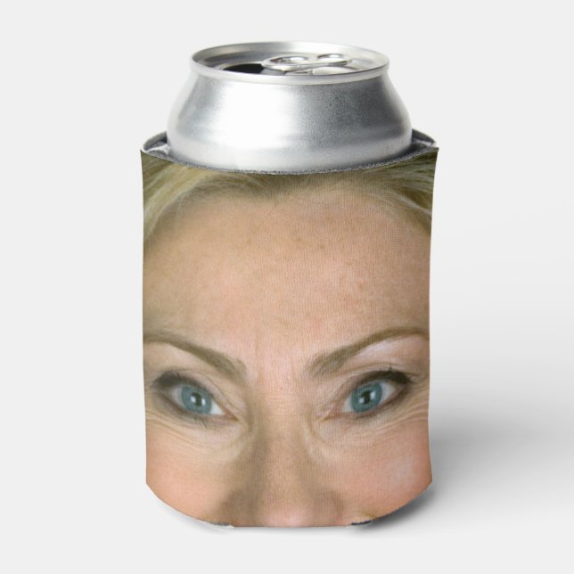 Hillary Clinton Official Portrait Can Cooler (Can Front)