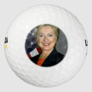 Hillary Clinton Official Portrait Golf Balls