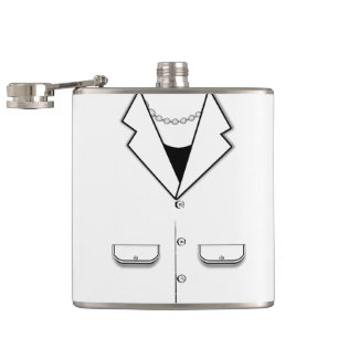 Hillary Clinton Pantsuit Plain Hip Flask