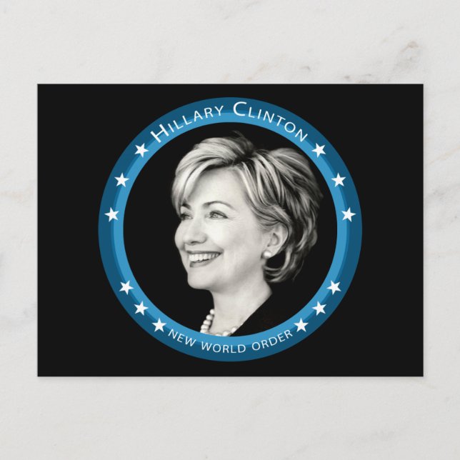 hillary clinton : picturesque : postcard (Front)