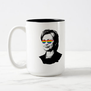 Hillary Clinton Pride Two-Tone Coffee Mug