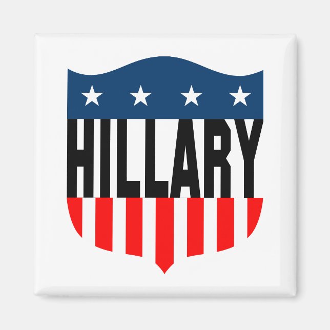 hillary clinton stars and stripes magnet (Front)