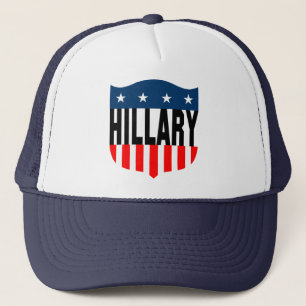 hillary clinton : stars & stripes : trucker hat