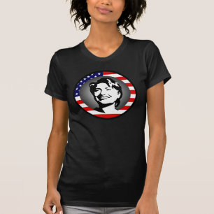 hillary clinton : us flag : T-Shirt