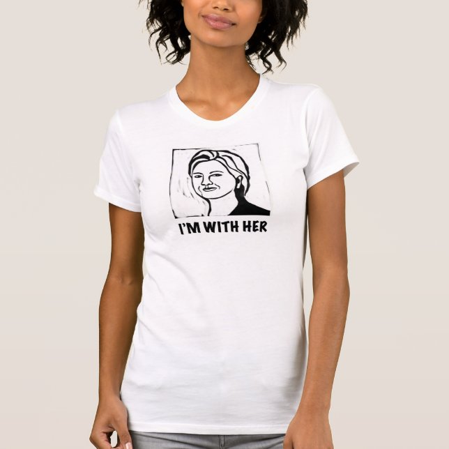 Hillary Clinton Woman's T-Shirt (Front)