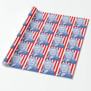 Hillary Clinton Wrapping Paper
