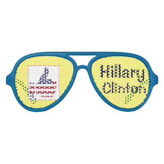 Hillary Clinton's shades with thumb-up sign
