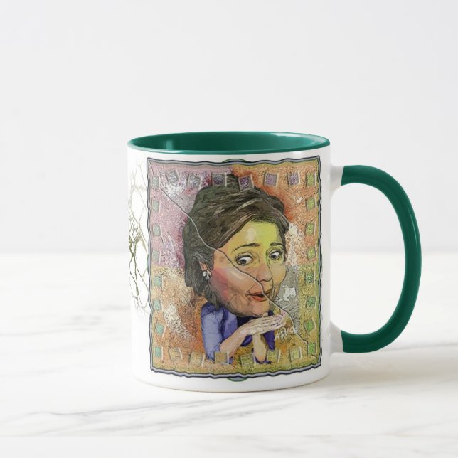 Hillary Cracking Mug (Right)