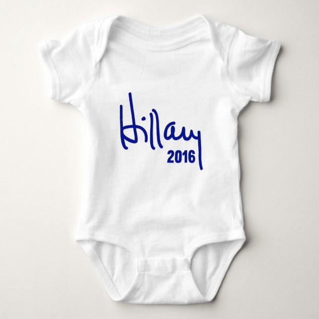 Hillary for President 2016 Baby Bodysuit (Front)