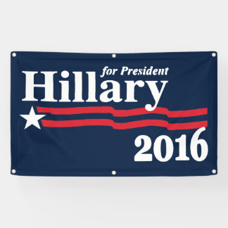 Hillary For President 2016 Banner
