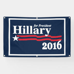 Hillary For President 2016 Banner
