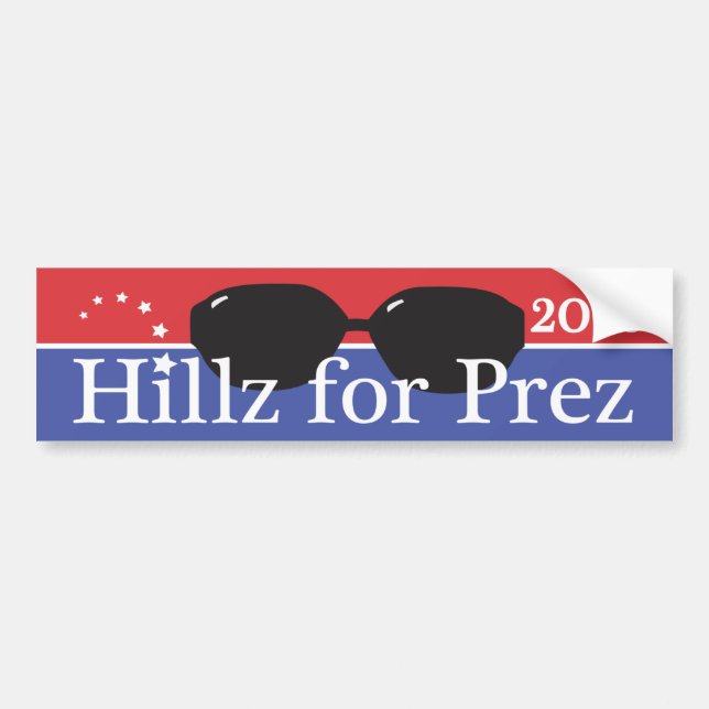 Hillary for President 2016 Bumper Sticker (Front)