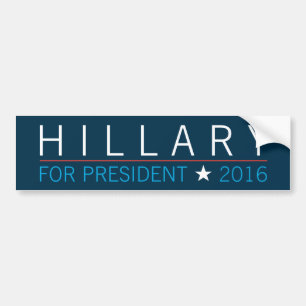 Hillary for President 2016 Bumper Sticker