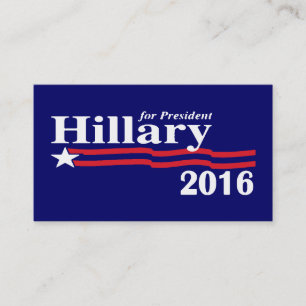Hillary for President 2016 Business Cards
