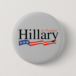 Hillary for President Button