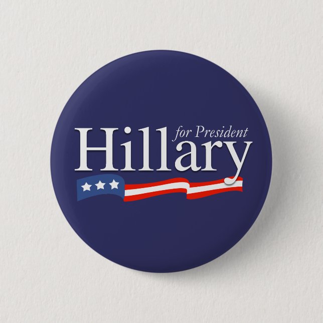 Hillary for President Buttons & Stickers (Front)