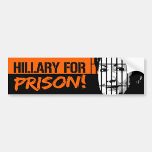 Hillary for Prison -.png Bumper Sticker
