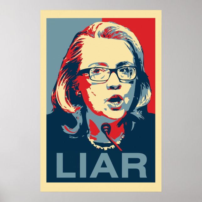 Hillary: LIAR Poster (Front)