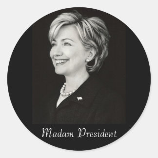 Hillary Madam President Sticker