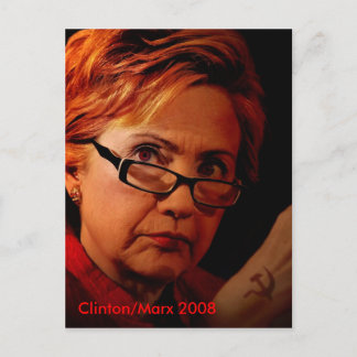 Hillary Marx Clinton Postcard