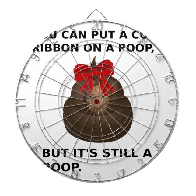 Hillary Poop Dartboard (Front)