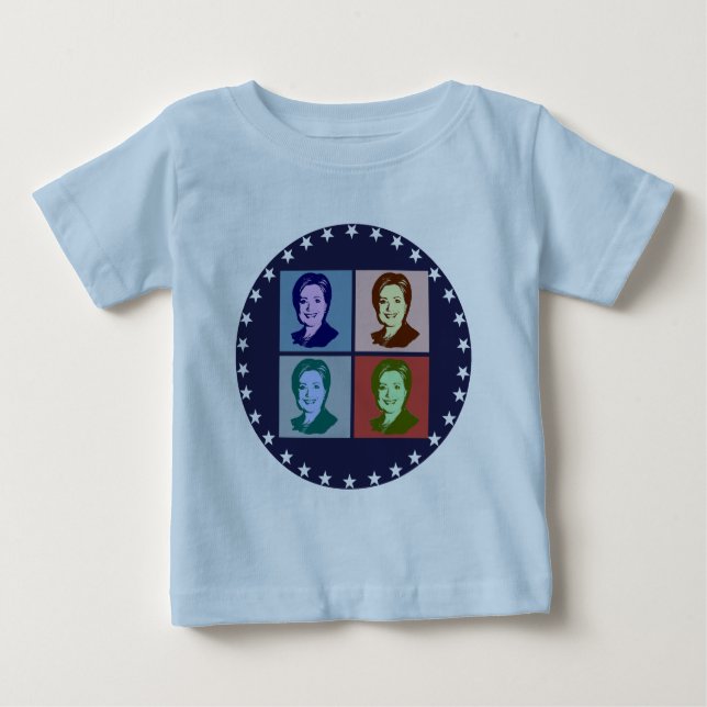 HILLARY POP ART 2016 BABY T-Shirt (Front)