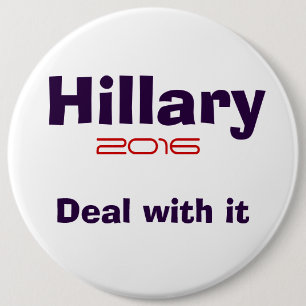 Hillary R Clinton 2016 6 Cm Round Badge
