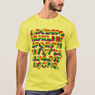Hillary Rainbow T-shirt, Yellow T-Shirt