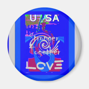 Hillary USA President Stronger Together spirit Magnet