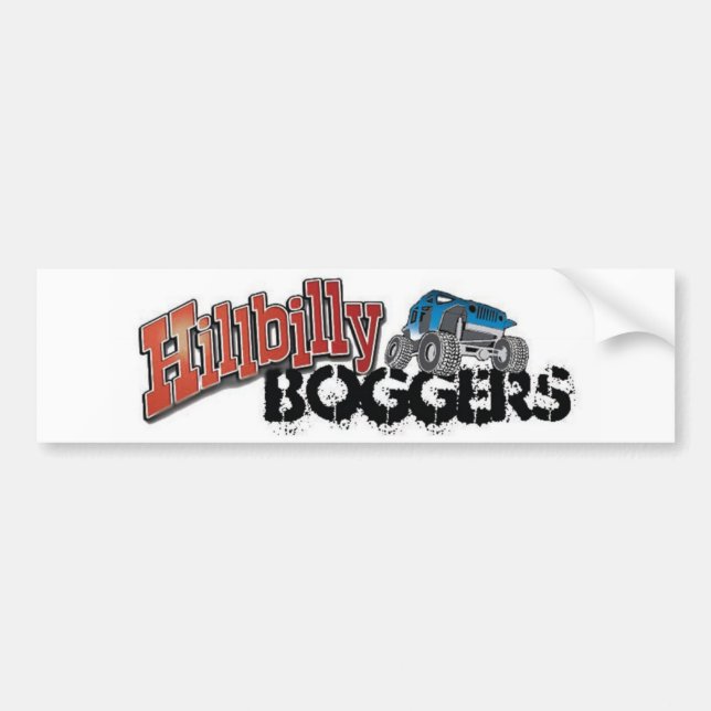 Hillbilly Boggers Bumper Sticker (Front)