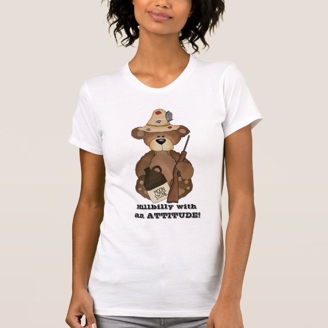 Hillbilly with an ATTITUDE! t-shirt (Front)