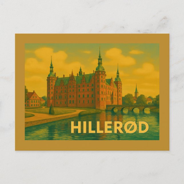 Hillerød Castle Denmark Postcard (Front)